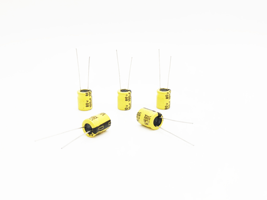 TW BORの高温電気分解コンデンサー100UF80V 10X13mm