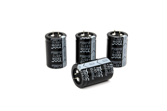 耐圧防爆電気分解コンデンサー6800uf 80vの30x45mmのスナップ