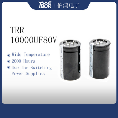 電気分解コンデンサー20%の許容の10000uf80v 35x60のスナップ