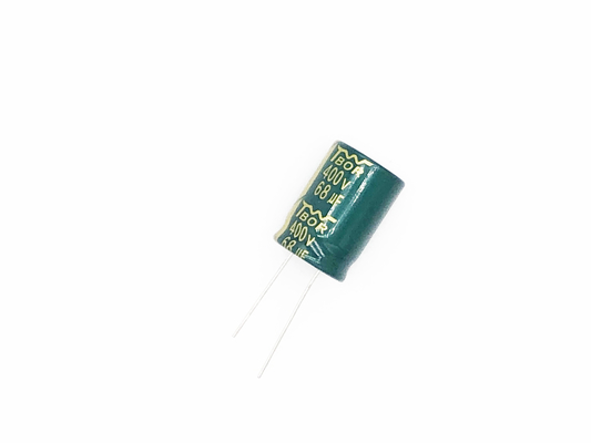 18X25高周波低いESRのコンデンサー68UF400V