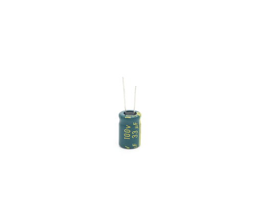 高周波100uF 80Vのアルミニウム電気分解コンデンサー10X20mm 5000時間