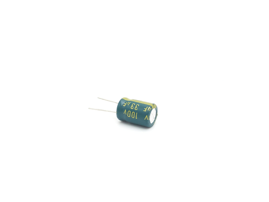 高周波100uF 80Vのアルミニウム電気分解コンデンサー10X20mm 5000時間