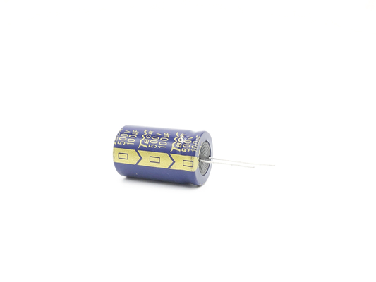 22X35mm 100UF 500Vの電気分解コンデンサーの広い温度のコンデンサーLEDライト