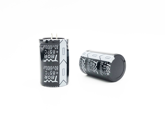 35X50mm 6800UF 80Vのコンデンサーの高温電気分解コンデンサー