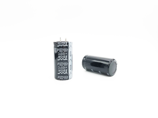コンデンサー450v 220uf TW BORの黒く広い温度のスナップ