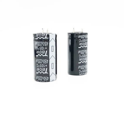 コンデンサー450v 220uf TW BORの黒く広い温度のスナップ