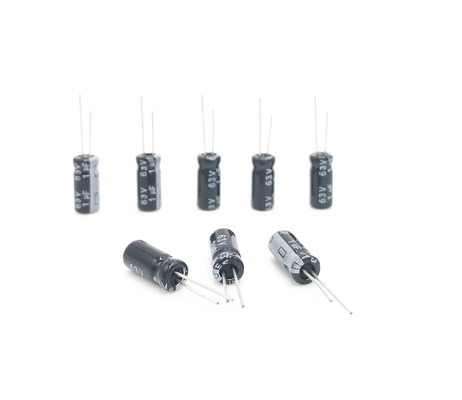 5x11mm 1UF 63Vの放射状の電気分解コンデンサー高温回路