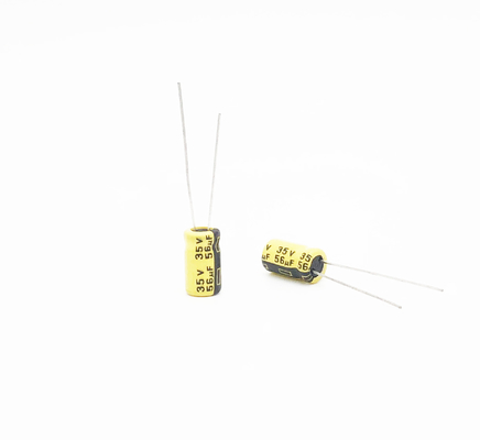56UF35V SMTの電気分解コンデンサー6.3x11mmの高温電気分解コンデンサー
