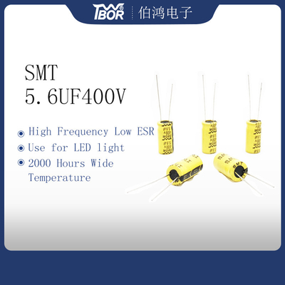 高温回路LEDライト コンデンサー5.6UF 400V 10x20mm