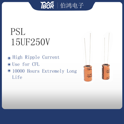 CFLコンデンサー10000時間の長い生命15uF250V ISO9001 RoHS