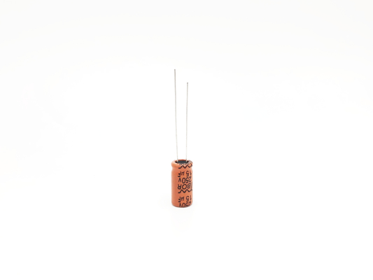 高いさざ波の現在の高圧電気分解コンデンサー150uF250V 22x25mm