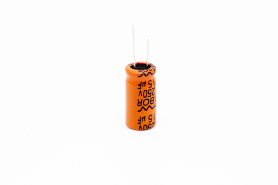 オレンジ22X45MM CFLのアルミニウム電気分解コンデンサー120uF450V