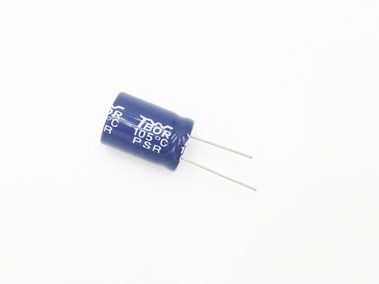 18x25mm Ridialの電気分解コンデンサーISO9001の電源スイッチのコンデンサー