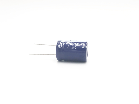 18x25mm Ridialの電気分解コンデンサーISO9001の電源スイッチのコンデンサー